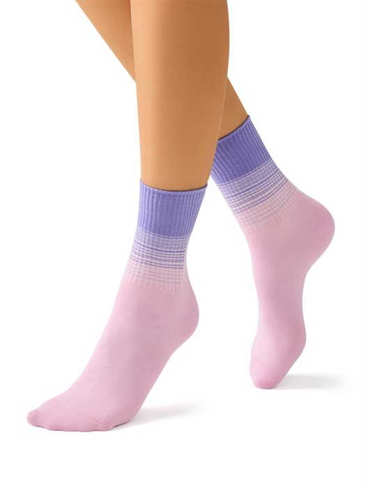 Носки OMSA жен. STYLE 554 цвета на резинке - фото 10452