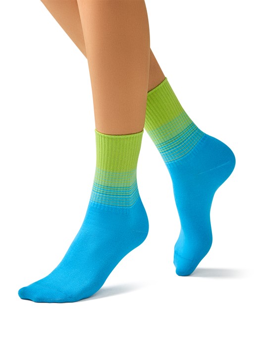 Носки OMSA жен. STYLE 554 цвета на резинке - фото 10454