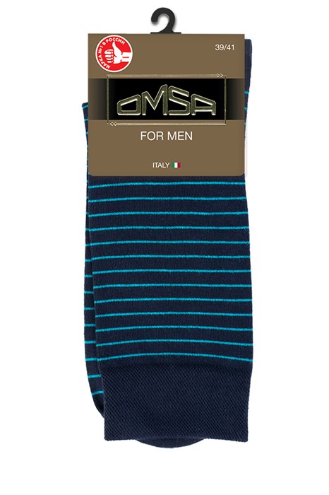 Носки OMSA муж. STYLE 501 в полоску - фото 6041 Носки OMSA муж. STYLE 501 в полоску - фото 6041