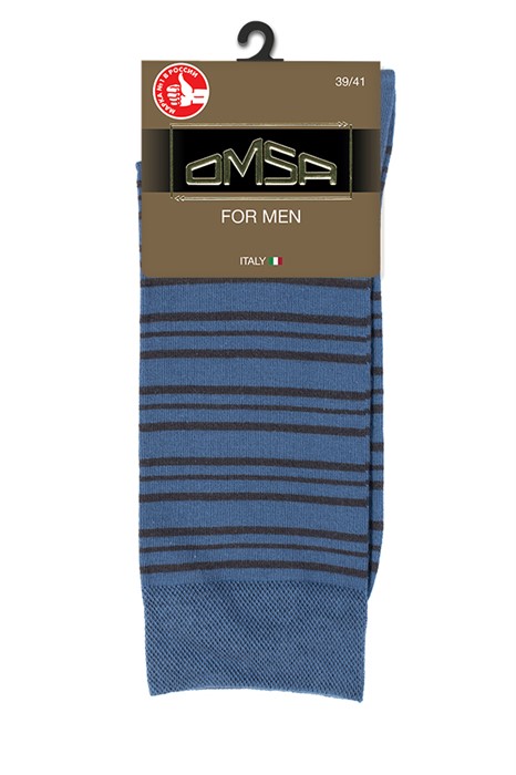 Носки OMSA муж. STYLE 502 в полоску - фото 6054 Носки OMSA муж. STYLE 502 в полоску - фото 6054