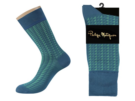 Носки Philippe Matignon муж. Frivolo Merc.Cotton - фото 9604