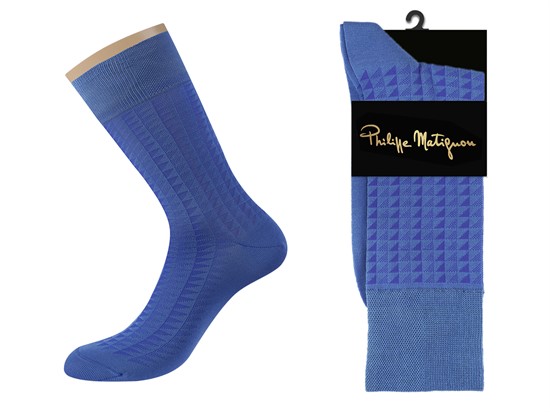 Носки Philippe Matignon муж. Frivolo Merc.Cotton - фото 9606