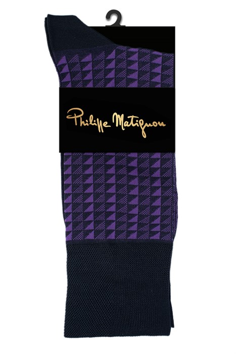Носки Philippe Matignon муж. Frivolo Merc.Cotton - фото 9607