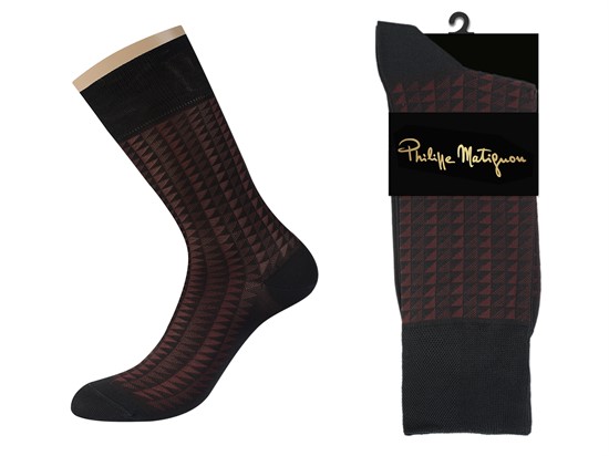 Носки Philippe Matignon муж. Ombra Merc.Cotton - фото 9679