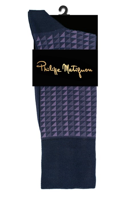 Носки Philippe Matignon муж. Ombra Merc.Cotton - фото 9681