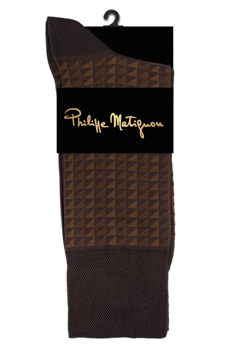Носки Philippe Matignon муж. Ombra Merc.Cotton - фото 9683